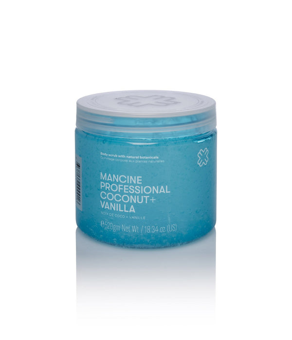 Mancine Hot Salt Body Scrub: Coconut & Vanilla